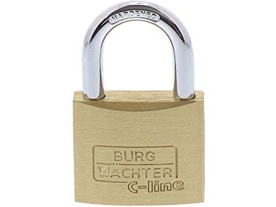 BURG-WÄCHTER-hangslot,-6-mm-beugel-dikte,-2-sleutels,-C-Line-222-40-SB